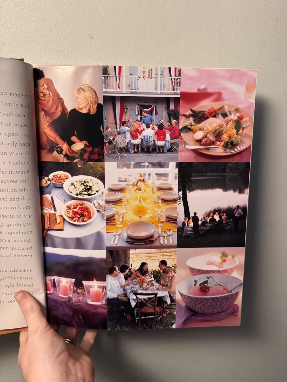Martha Stewart Soft Pink & Peach Entertaining Cookbook